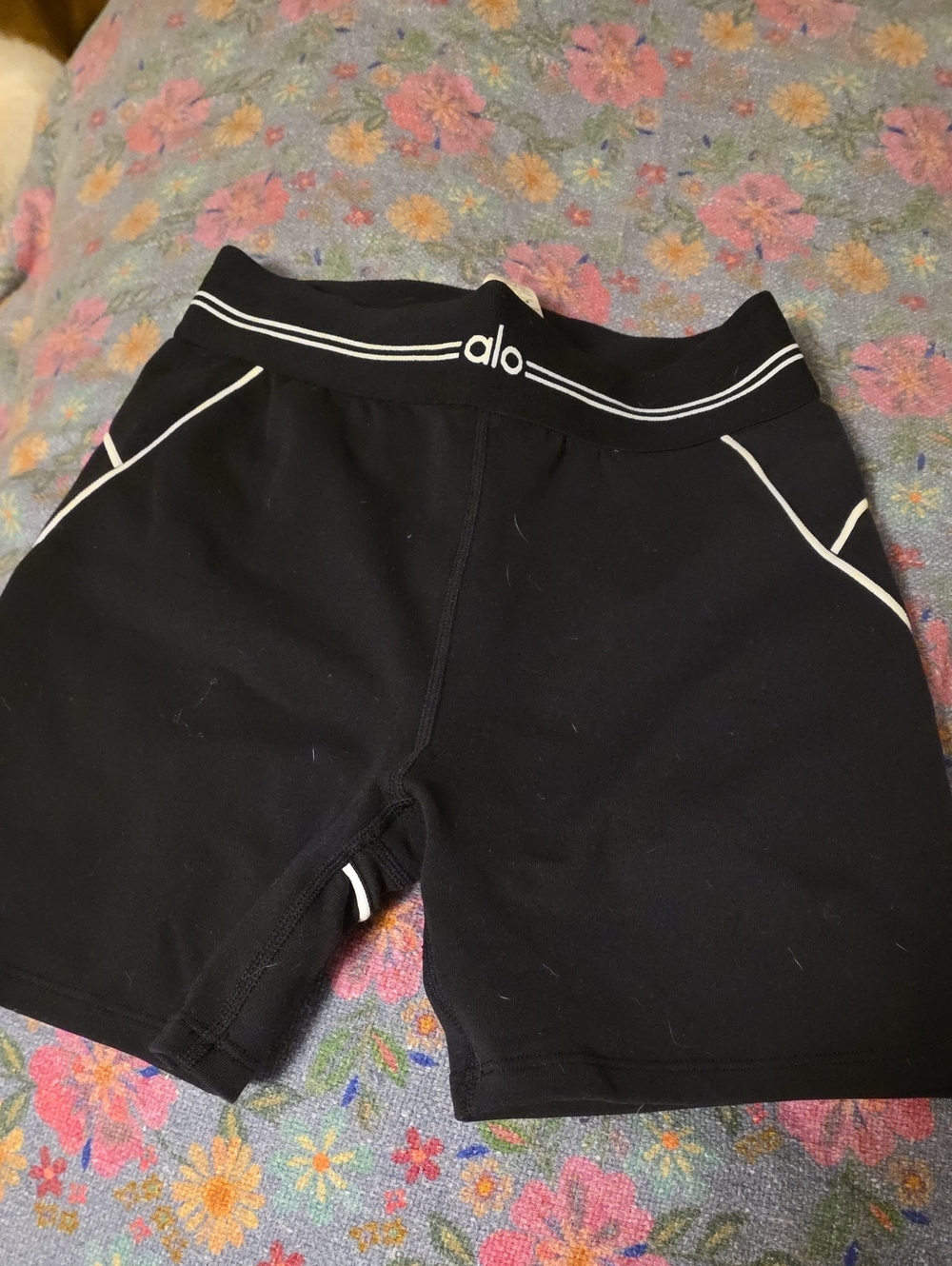 ALO Yoga Black Bike Shorts